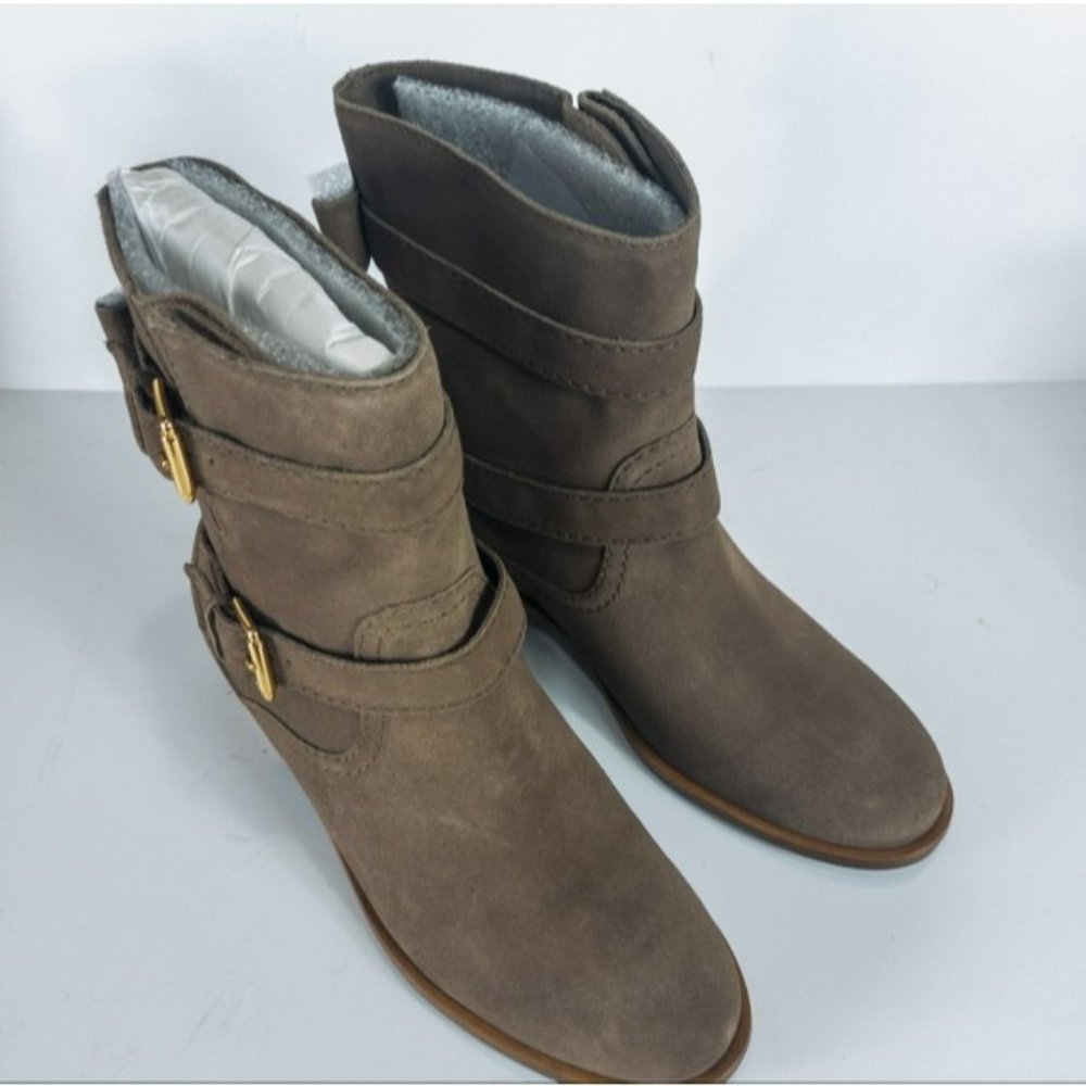 Kate Spade New York Sabina Buckled Booties Mousse -7.5 - Picture 11 of 12